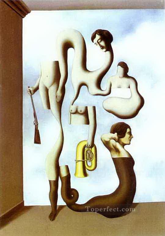 the acrobat s exercises 1928 Surrealism Oil Paintings